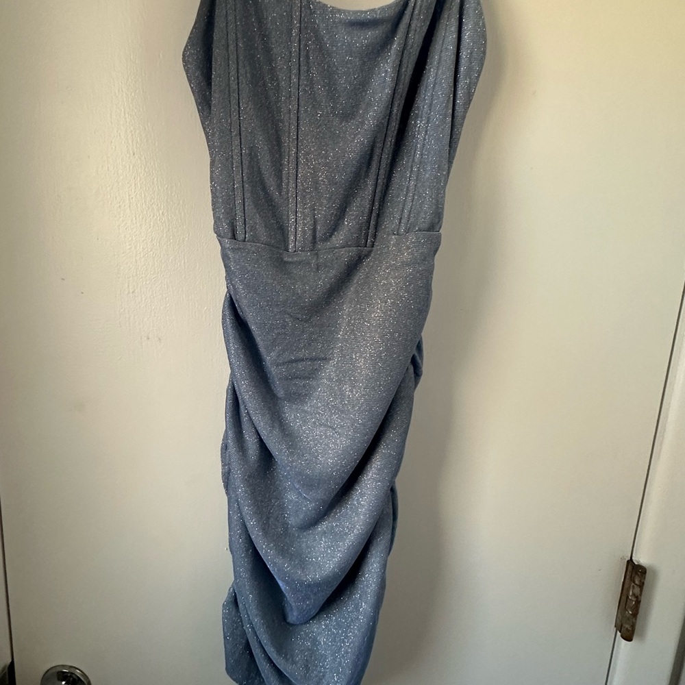 Elegant Blue Evening Dress